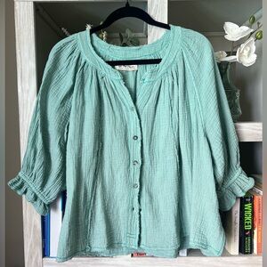 Free People Lucy Solid Swing Top